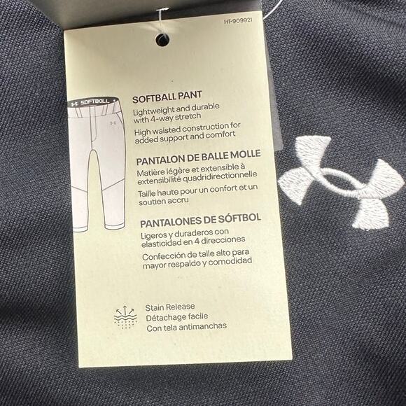 UNDER ARMOUR Cropped Softball Pants Loose Fit Women's XL - Picture 5 of 5